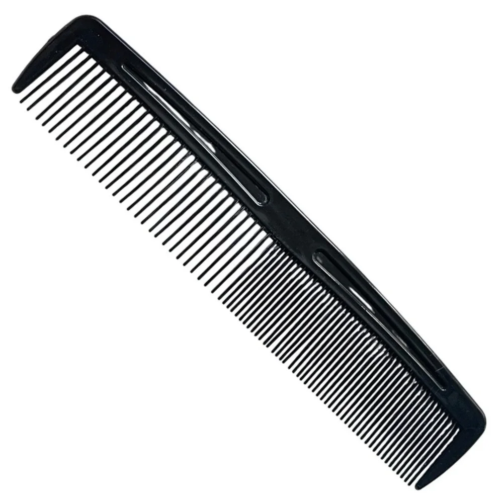Vintage Pocket Purse‎ Comb black Made in USA 80s plastic Unbreakable